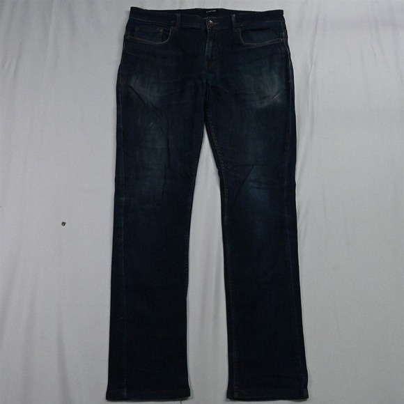 Frank‎ + Oak 32 x 32 Dylan Slim Dark Rinse Denim Jeans - Picture 1 of 7